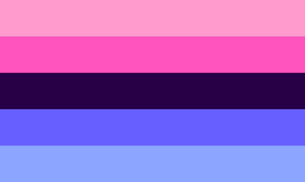 The Omnisexual Flag stands as a dynamic emblem, commemorating the diverse spectrum of sexual orientations within the LGBTQ+ community.
