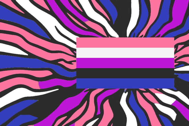 Crafted by activist JJ Poole in 2012, the Genderfluid Flag is a dynamic emblem symbolizing the extensive spectrum of gender identities, where every carefully chosen color represents distinct elements of the genderfluid experience.
